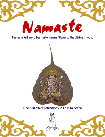Namaste-Ganesha